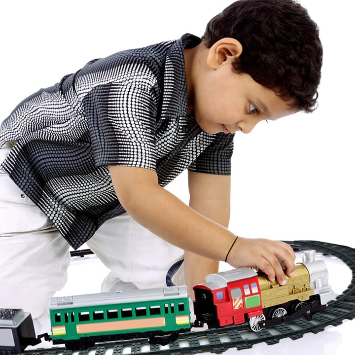 SenaiMy 54 Stück Eisenbahn Schienen City Schienen, Bausteine Zug Schienen Set für City Zug Zubehör,