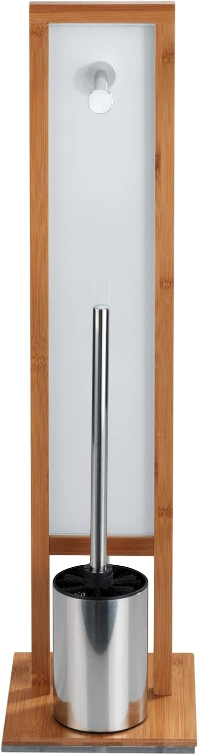 WENKO Stand WC-Garnitur Rivalta, mit integriertem Toilettenpapierhalter und WC-Bürstenhalter, aus ec