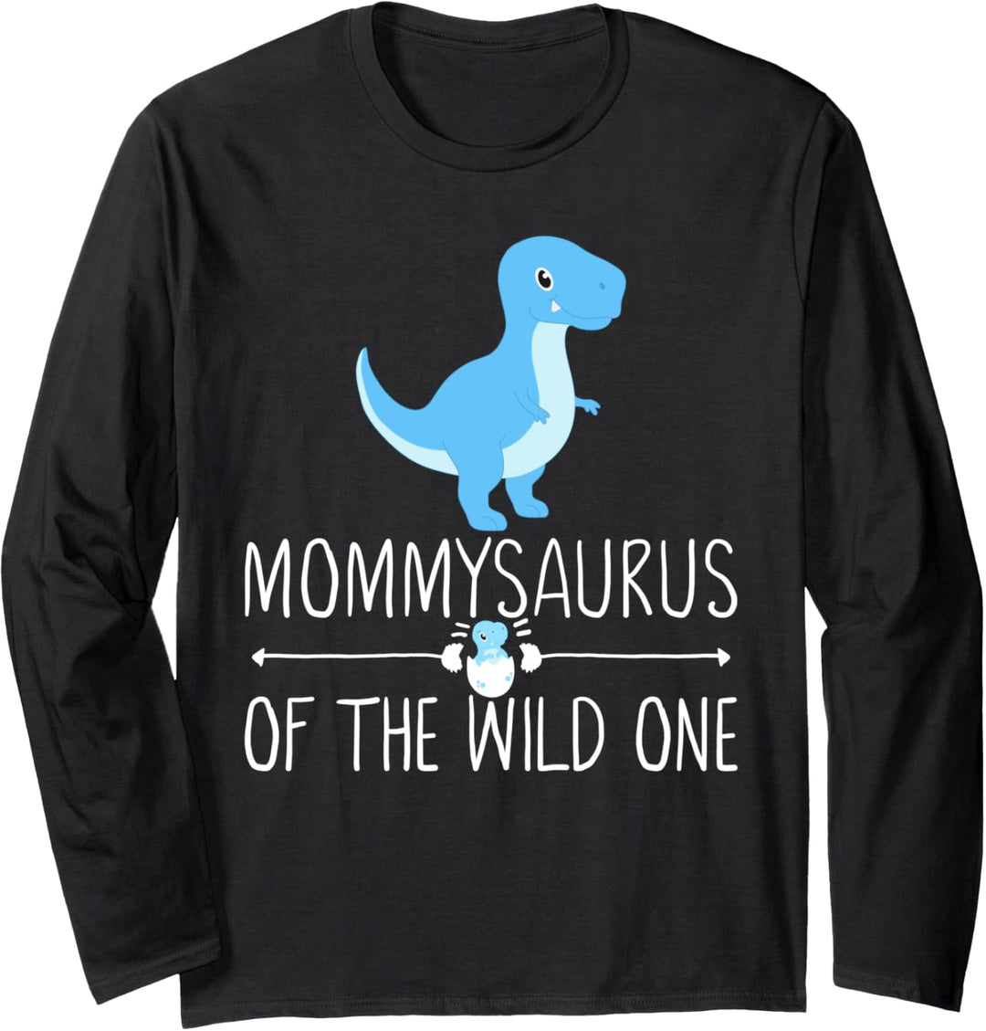 Mommy Saurus Mommysaurus T-Rex Baby Saurus Mama Matching Langarmshirt