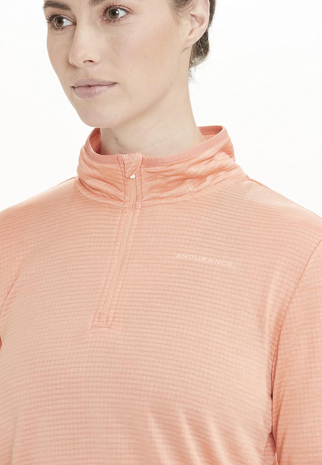 endurance Damen Langarmshirt VIRONIC W Waffle 38 4213 Blooming Dahlia, 38 4213 Blooming Dahlia