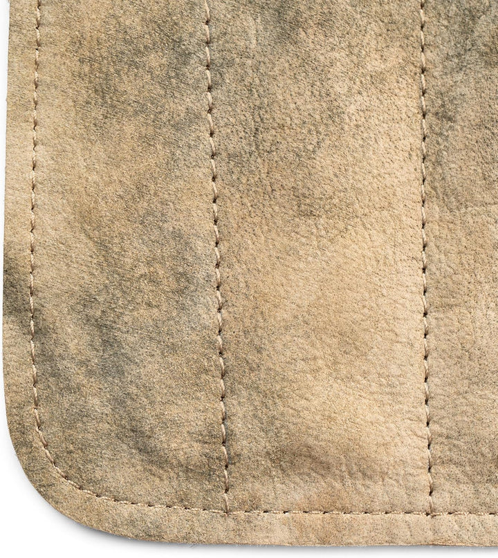 Angus Stoke Messertasche Kochmesser - Premium Leder Kochmesserrolle gross – Messer Tasche Köche - Ko