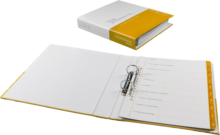 7er-Pack Themenringbücher mit Register für Versicherungen/Steuern/Vorsorge/Finanzen/Dokumente/Betrie