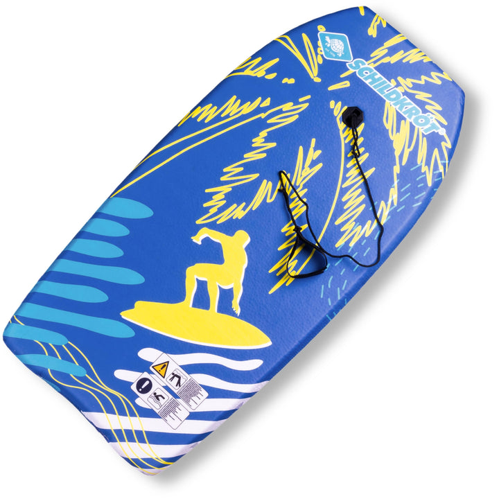 Schildkröt Schwimmbrett Bodyboard L, Verschiedene Designs wählbar, mit Nylonüberzug und EPS Schaumst
