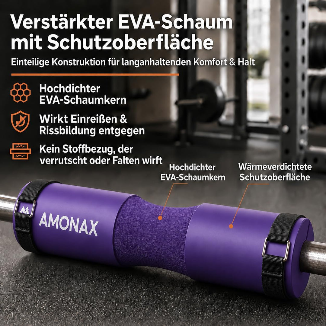 Amonax langhantel polster, extra dicke nackenpolster langhantel- Barbell Pad nackenschutz für hip th
