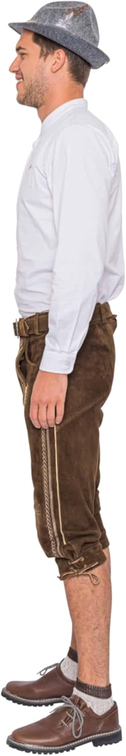 Lederhose Toni Herren braun S