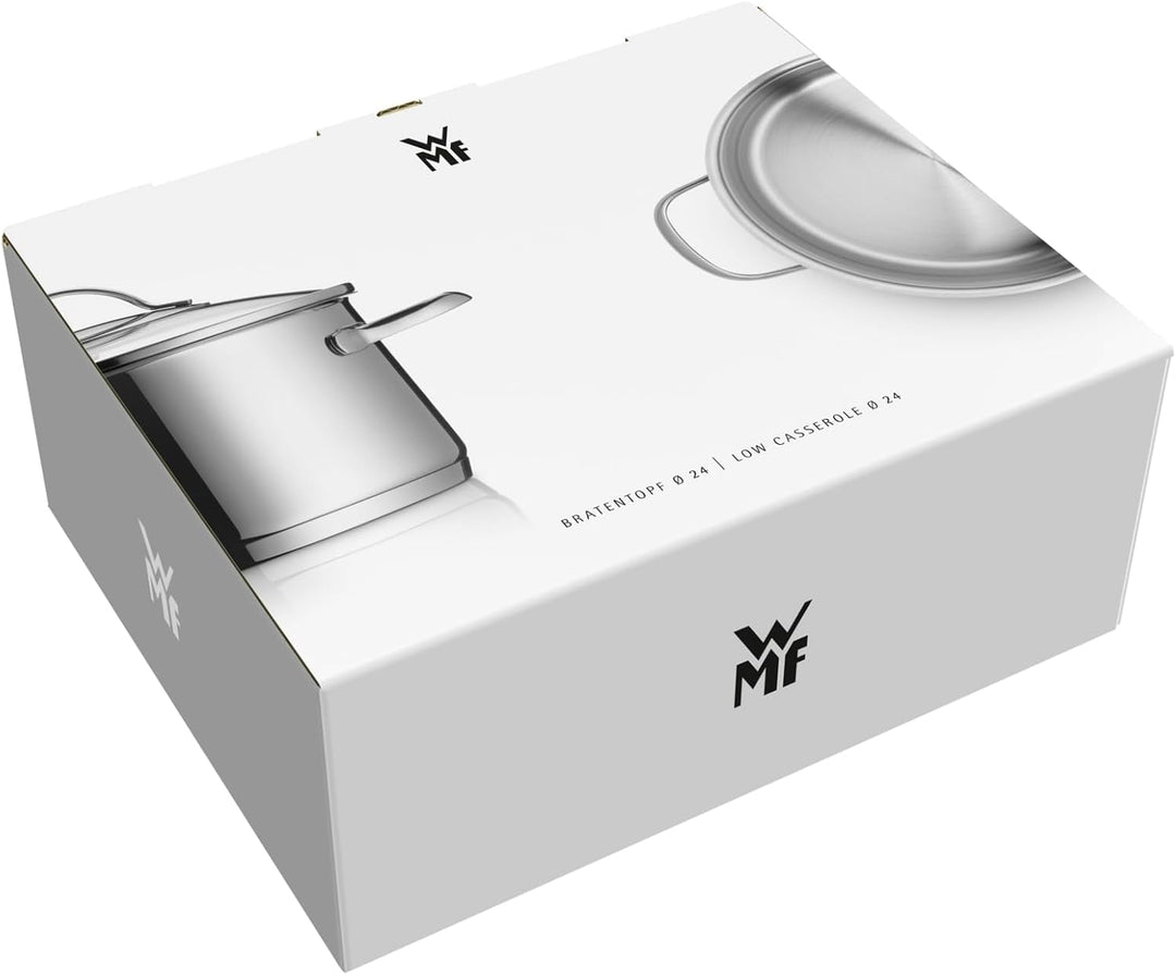 WMF Provence Plus Kochtopf gross 24cm, Glasdeckel, Bratentopf Induktion 4,1l, Cromargan Edelstahl po