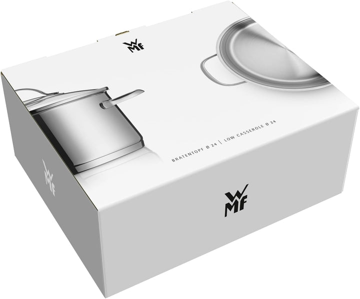 WMF Provence Plus Kochtopf gross 24cm, Glasdeckel, Bratentopf Induktion 4,1l, Cromargan Edelstahl po