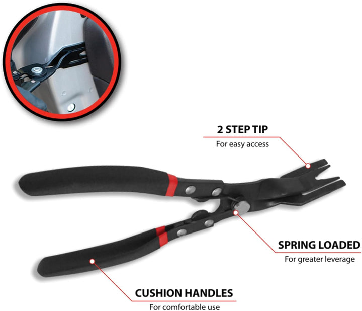 Performance Tool W86556 Polsterverkleidung Clip Entfernung Zange für Korpus und Innenraum Clip Remov