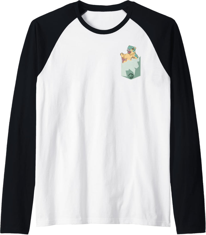 Jurassic World: Camp Cretaceous Bumpy Faux Pocket Raglan