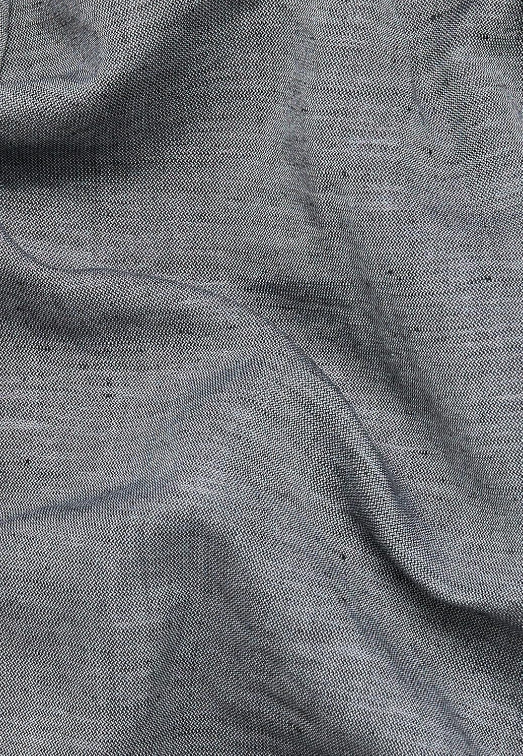 ETERNA Herren Linen Shirt Slim FIT 34 Schwarz, 34 Schwarz
