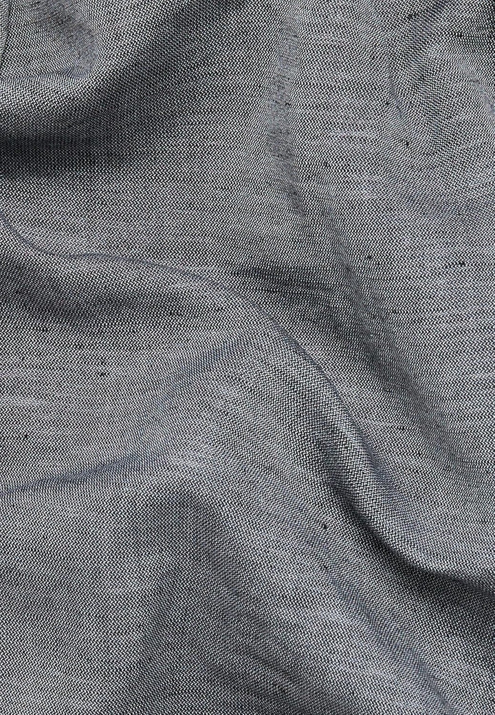 ETERNA Herren Linen Shirt Slim FIT 34 Schwarz, 34 Schwarz