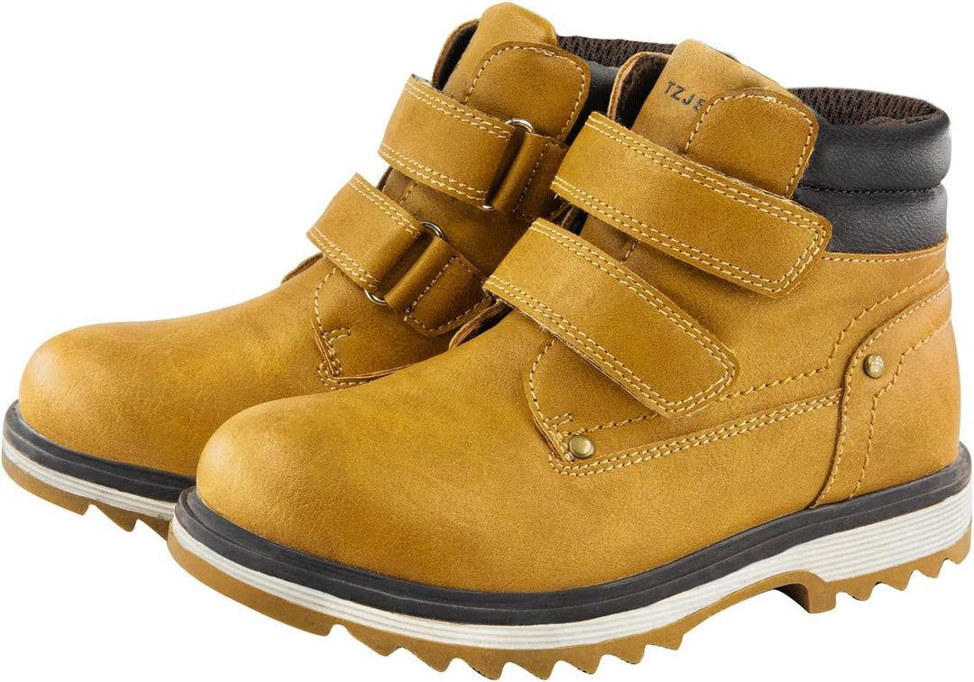 TZJS Unisex Kinder Klassische Stiefel Jungen Mädchen Baby Winterstiefel Mit Klettverschluss Wasserdi