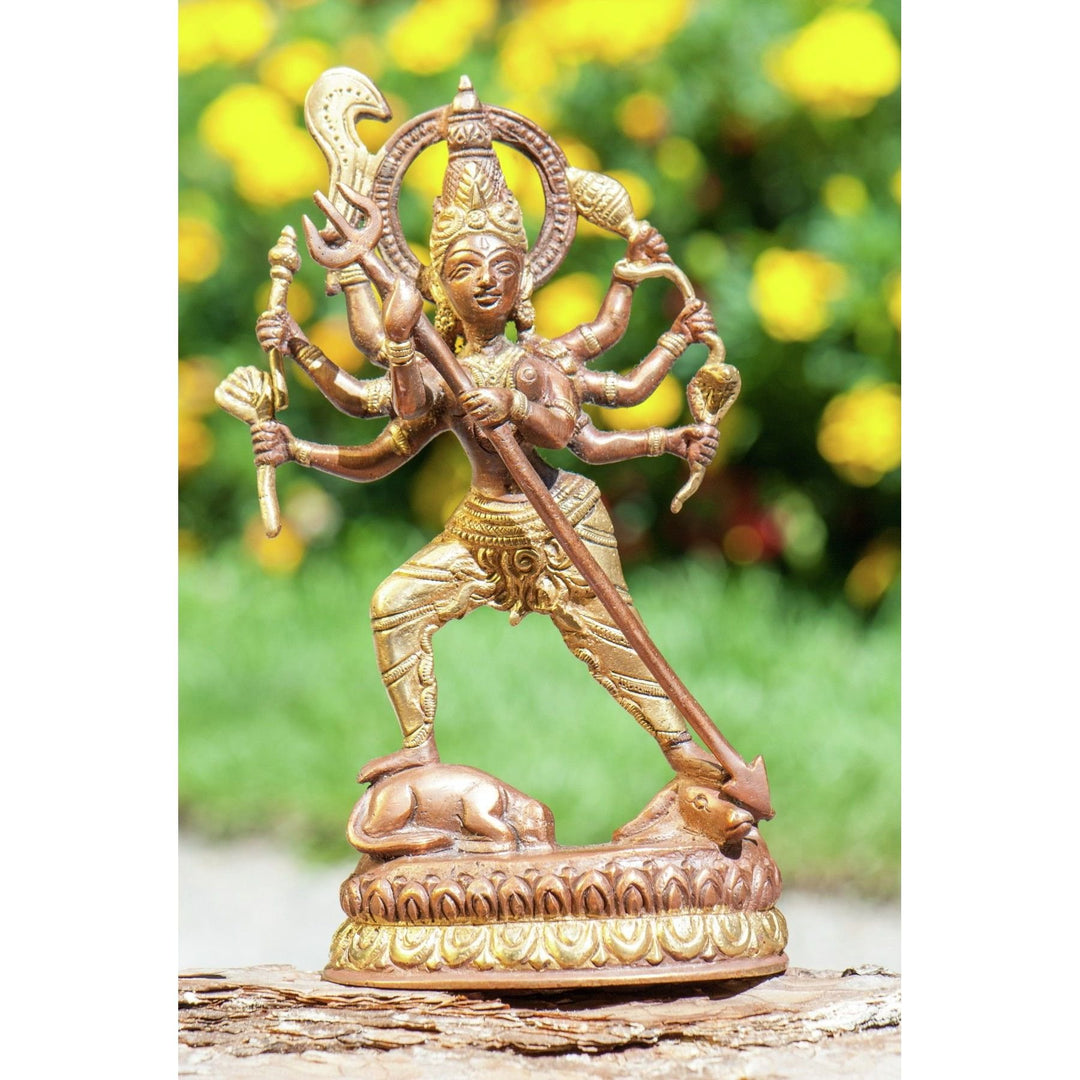 Kali 19,5 cm Kupfer/Messing Statue - Esoterik Zubehör günstig kaufen