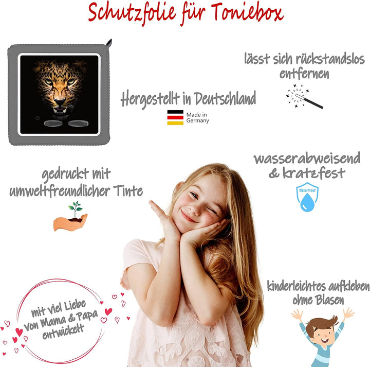grosse Tasche für Toniebox inkl. Schutzfolie passend für Toniebox, Platz für 68 Tonies, Set Toniebox
