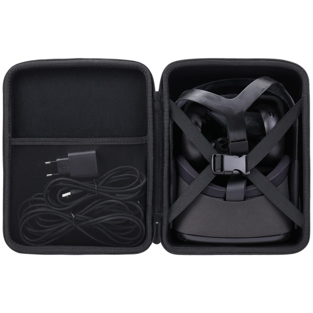Aenllosi Hart Hülle Tasche für Meta 2/Oculus 2/PICO 4 VR Headset (Nur Tasche) (Schwarz), Schwarz