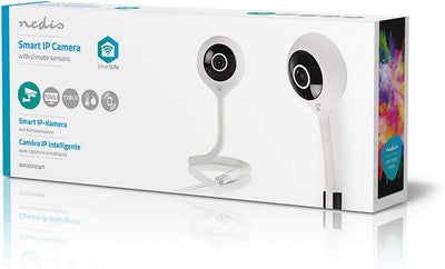 Nedis - WLAN Smart IP-Kamera - Klimasensor - FULL HD 1080p - App-Steuerung - Klimasensor, Umgebungst