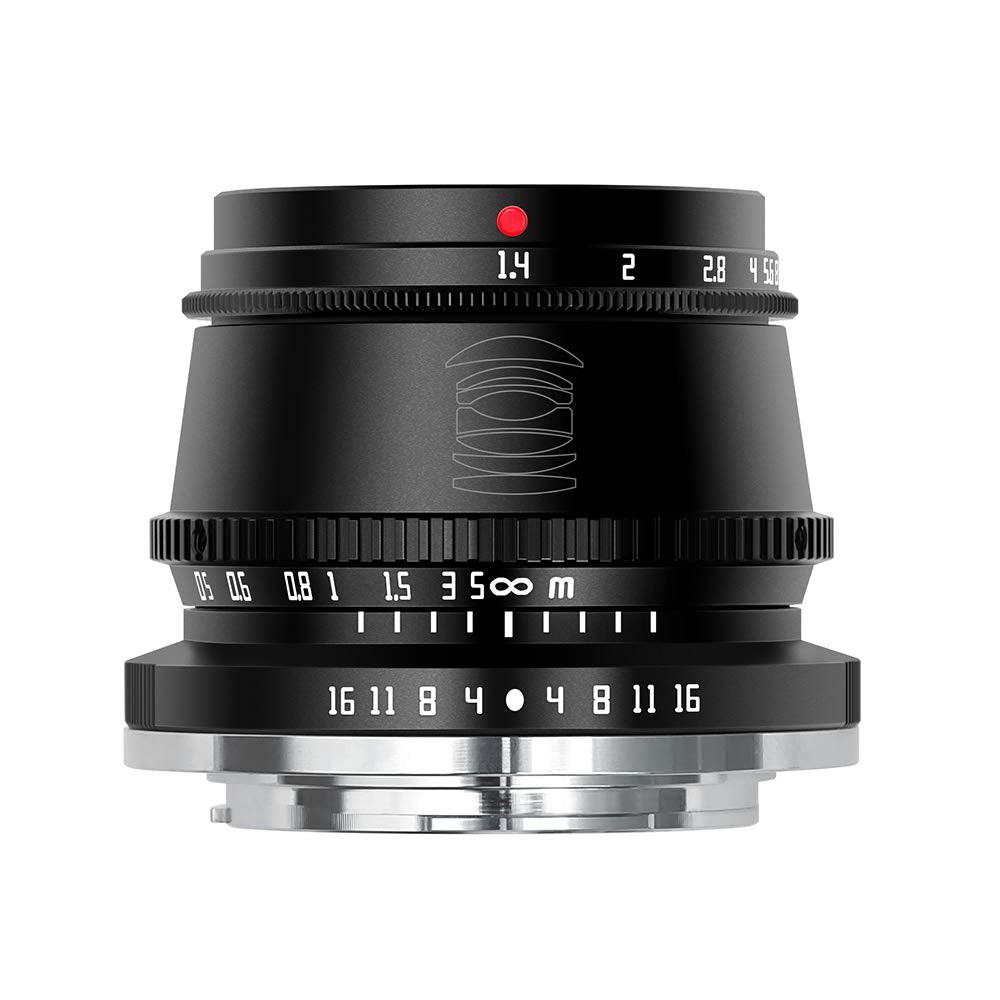 TT Artisan 35mm F1.4 APS-C Objekt Anschluss MFT Mount Black Weitwinkelobjektiv mit manuellem Fokus T