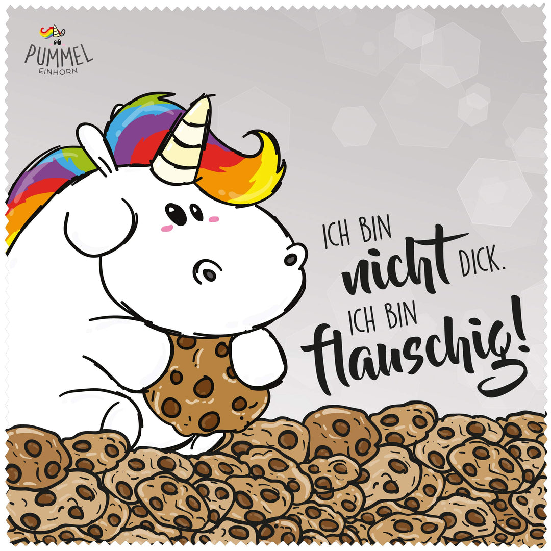 Pummeleinhorn Mikrofasertuch - Flauschig (grau)