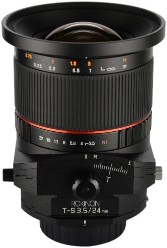 Rokinon TSL24M-N Objektiv, 24 mm, f/3,5, Neigung, für Nikon, Für Nikon