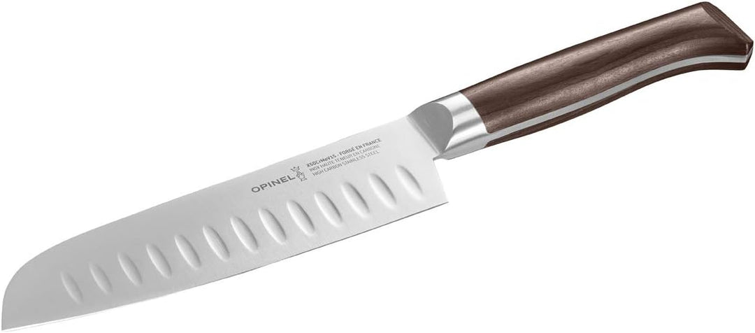 Opinel FORGES 1890, Santoku 17 cm, Braun