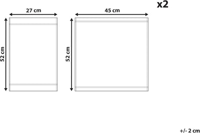 Moderne Stoffbezüge grün / weiss Palmenmotiv 2er Set für Gartenstühle Cine