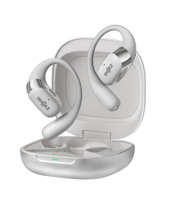 SHOKZ OpenFit 2+ Neu Open-Ear-Kopfhörer, Dolby Audio Ohrbügel-Ohrhörer, 48 Std. Spielzeit, IP55 wass