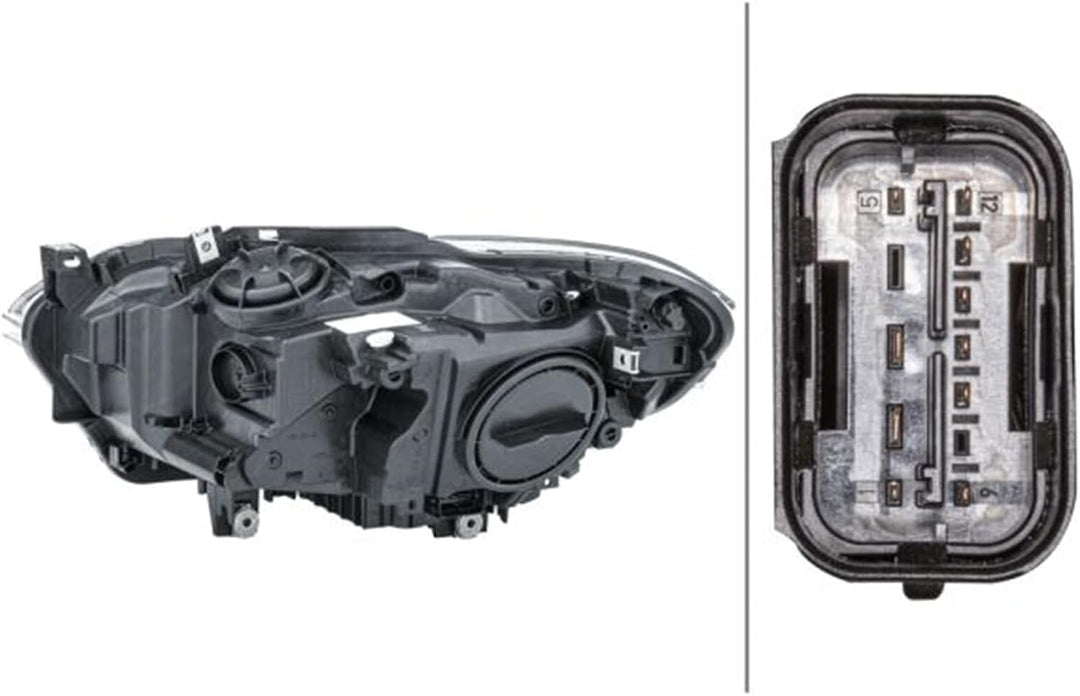 HELLA 1EG 010 741-081 FF/Halogen-Hauptscheinwerfer - rechts - für u.a. BMW 1 (F20) Rechts Halogen, R