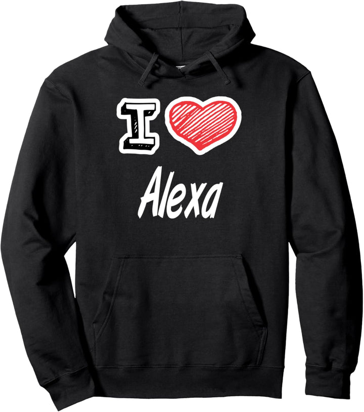 I Heart Alexa Pullover Hoodie