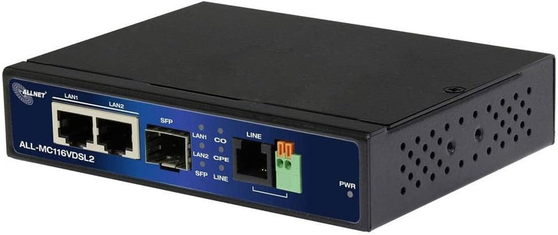 Punkt-zu-Punkt Modem VDSL2 via 2-Draht unmanaged "ALL-MC116V2" / Max. 3km mit max. 160Mbit/s