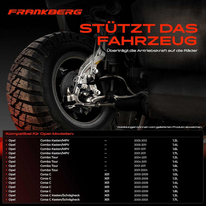 Achsschenkel Radaufhängun Vorne Links für Combo Kasten Tour Corsa C Kasten 2000-2011 5308023