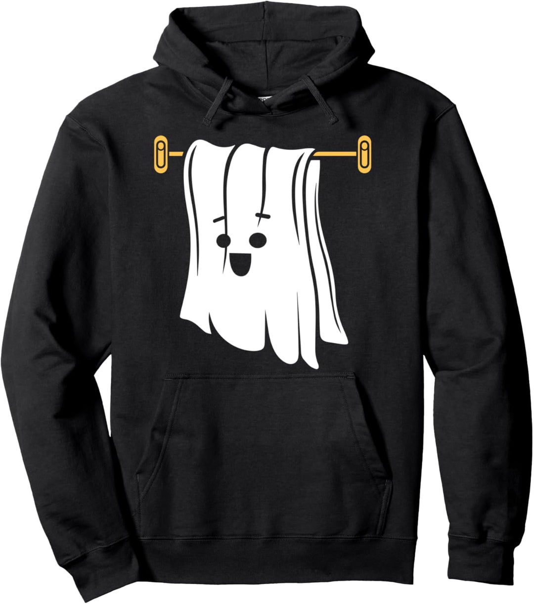 Lustiges Geister Kostüm Handtuch Laken Pullover Hoodie