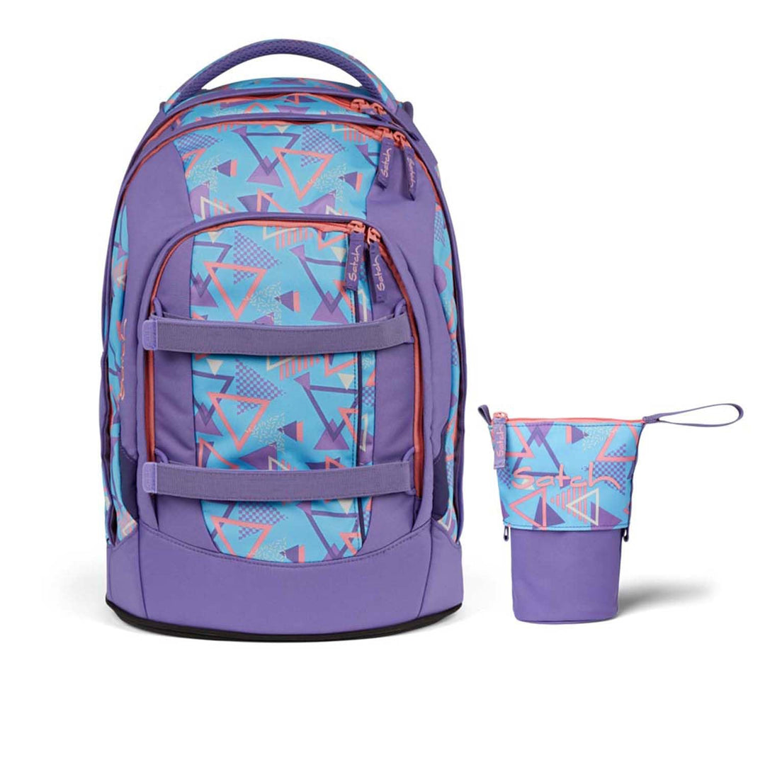 Satch Pack Schulrucksack Set 2tlg. inkl. Pencil Sider (80s Dance), 80s Dance