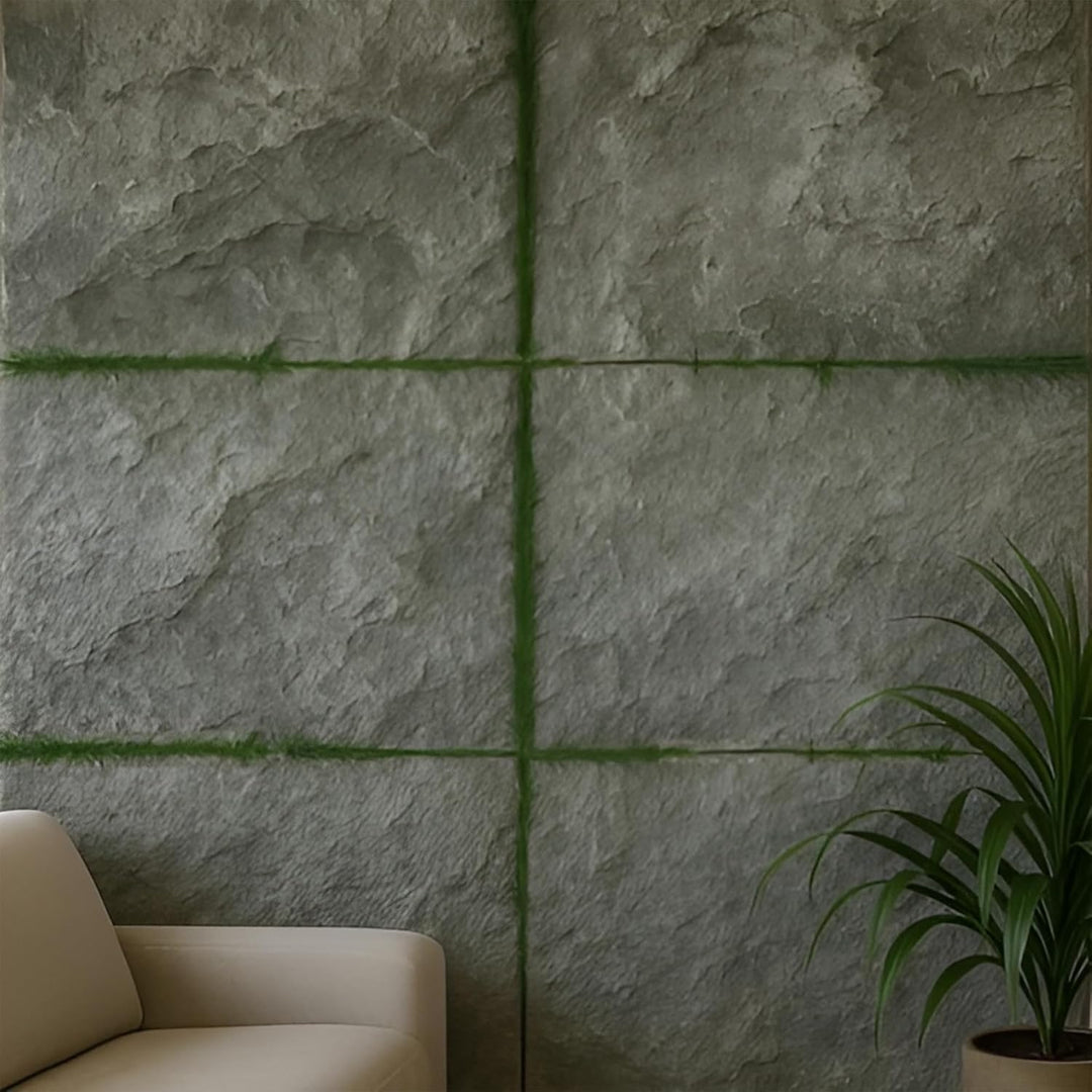 EPS 3D Wandpaneel Steinoptik – 50x120 cm – Leicht, DIY Montage, Wärme- &amp; Schalldämmung – Innen Wandv