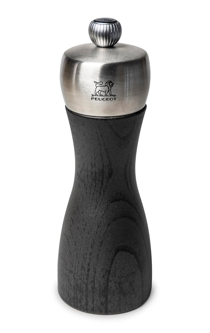 Peugeot Pfeffermühle Fidji 15 cm Graphit I Hochwertige Pfeffermühle manuell aus PEFC-zertifiziertem