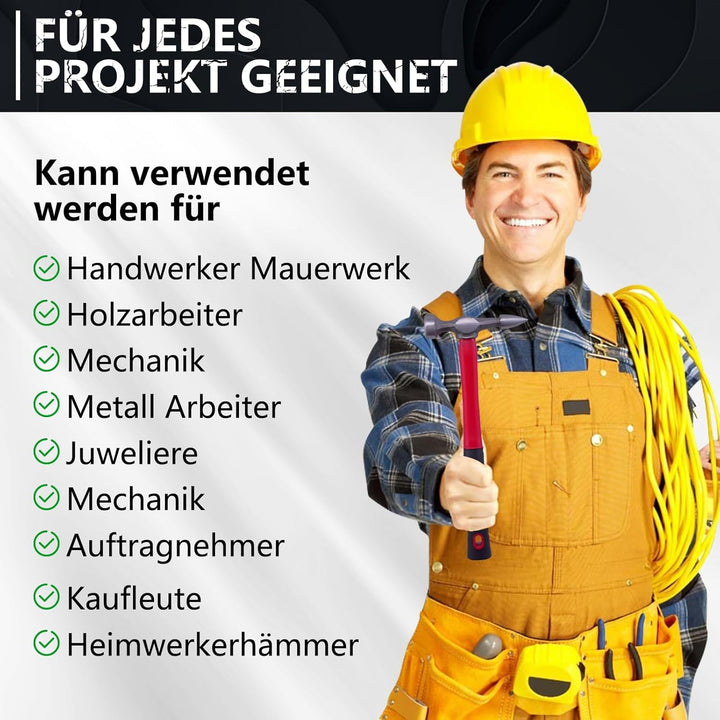 Teodute 7 Stück Karosserie Reparatur Set, Ausbeulwerkzeug Blech KFZ Karosserie Ausbeulsatz Dellen Re