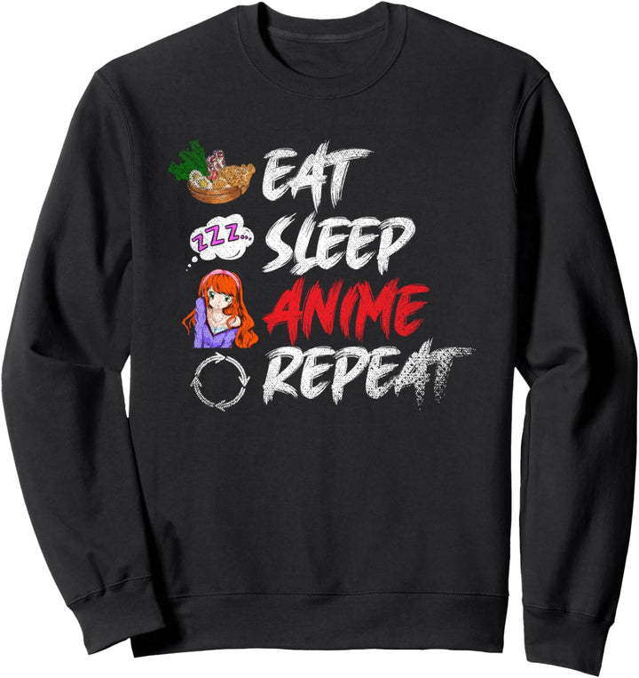 Japanischer Otaku Kawaii Manga Ramen Lustiges Anime Sweatshirt