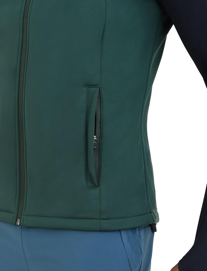 TCA Herren Flyweight winddichte Lauf- und Fahrradweste mit Reissverschlusstaschen S Grün, S Grün