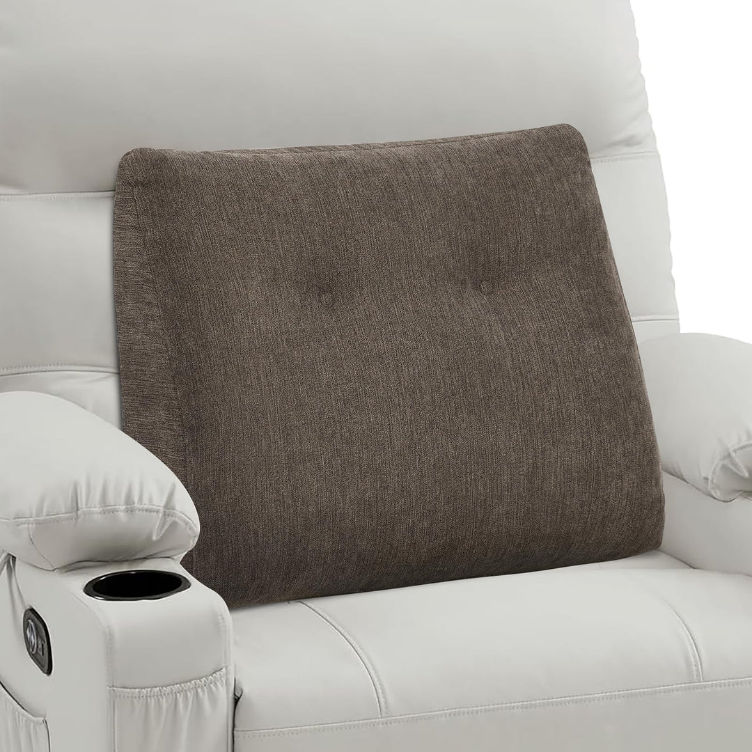 Ergonomisches Rückenkissen für Sofa und Bett, Weiches Keilkissen mit Memory Schaum, Komfortables Les