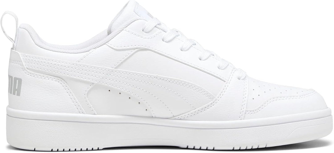 PUMA Unisex Rebound V6 Low Leichtathletik-Schuh 40 EU Puma White Cool Light Gray, 40 EU Puma White C