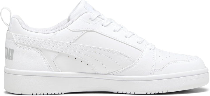 PUMA Unisex Rebound V6 Low Leichtathletik-Schuh 40 EU Puma White Cool Light Gray, 40 EU Puma White C