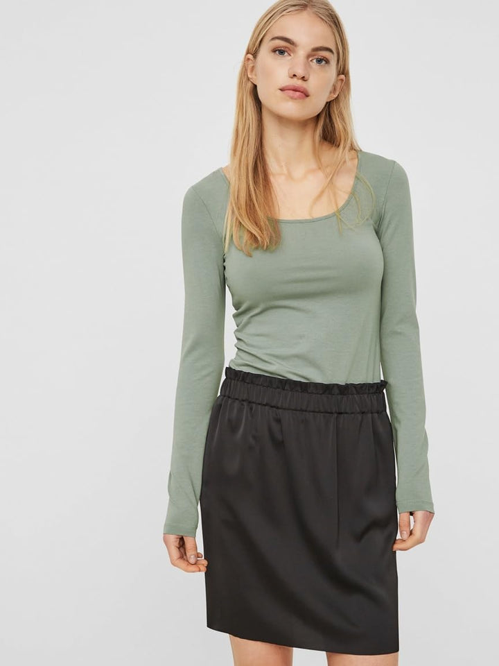 VERO MODA Female Top VMMAXI T-Shirt XS Grün (1x Desert Sage/ 1x Balsam Green), XS Grün (1x Desert Sa