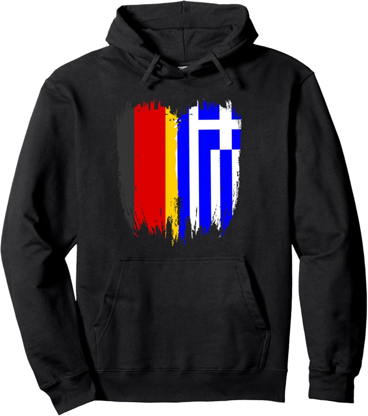 Deutschland Flagge Griechenland Pullover Hoodie