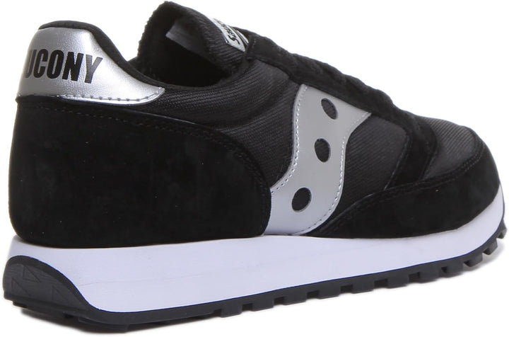 Saucony Unisex Jazz 81 Sneaker 36 EU Schwarz Silberfarben, 36 EU Schwarz Silberfarben