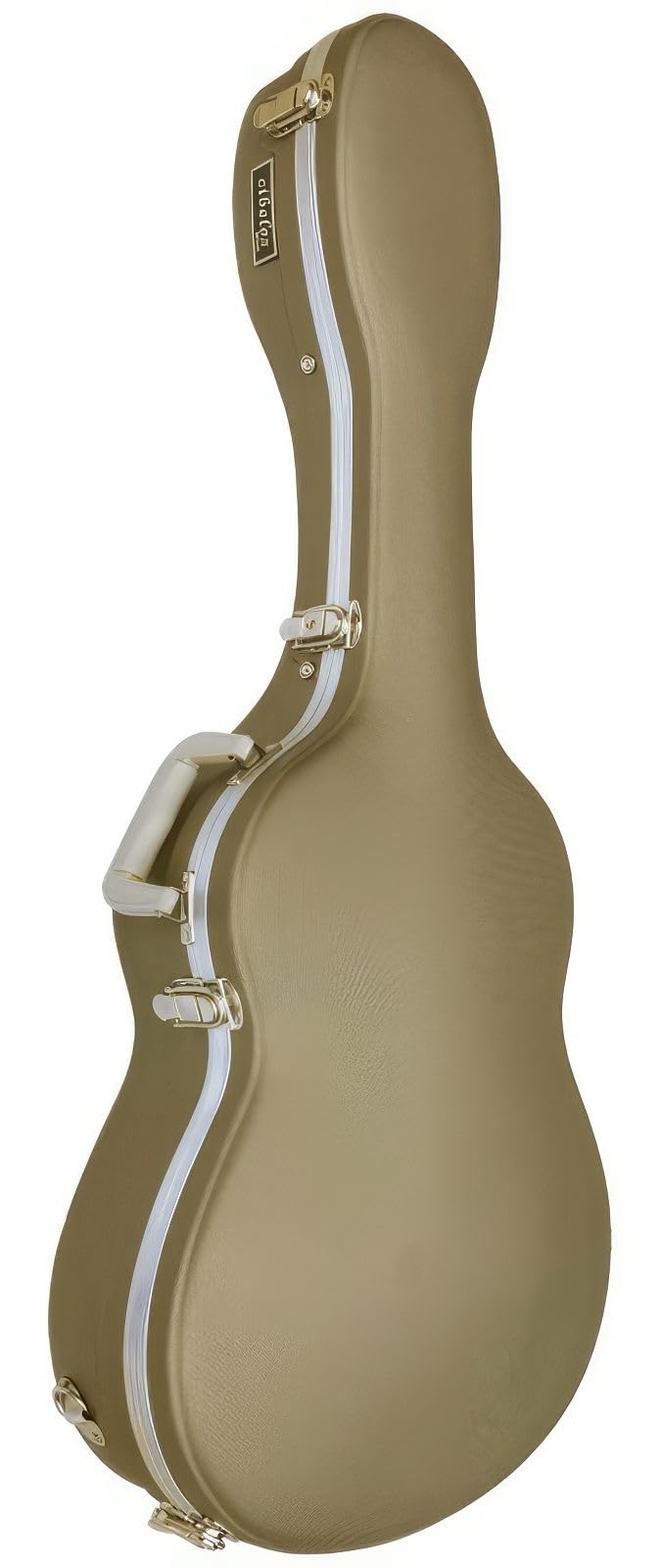 Cibeles ABS-Etui für klassische Gitarre, Marke, gold, Gitarrenetui, Gold