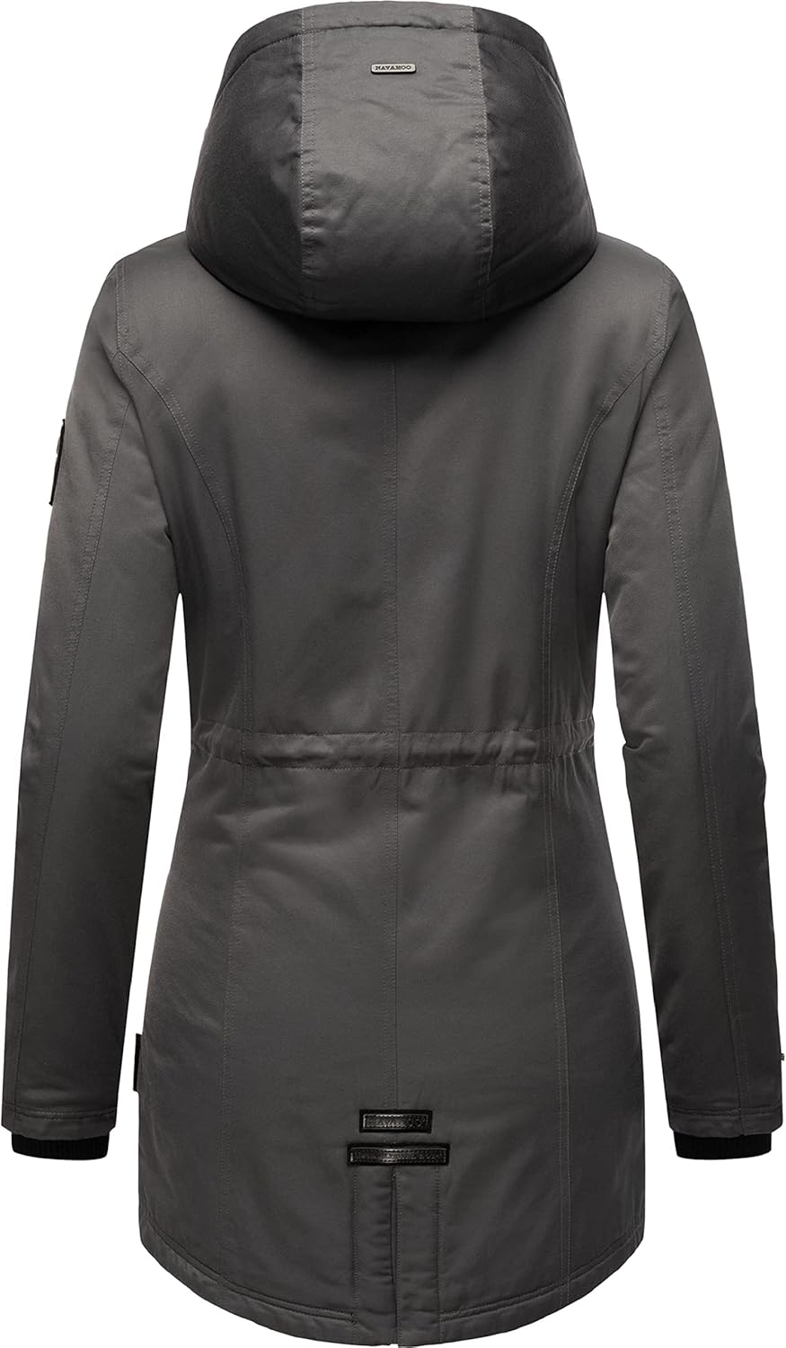 Navahoo Damen Warmer Winter Kurzmantel Avrille II XS-XXL XS Anthracite, XS Anthracite