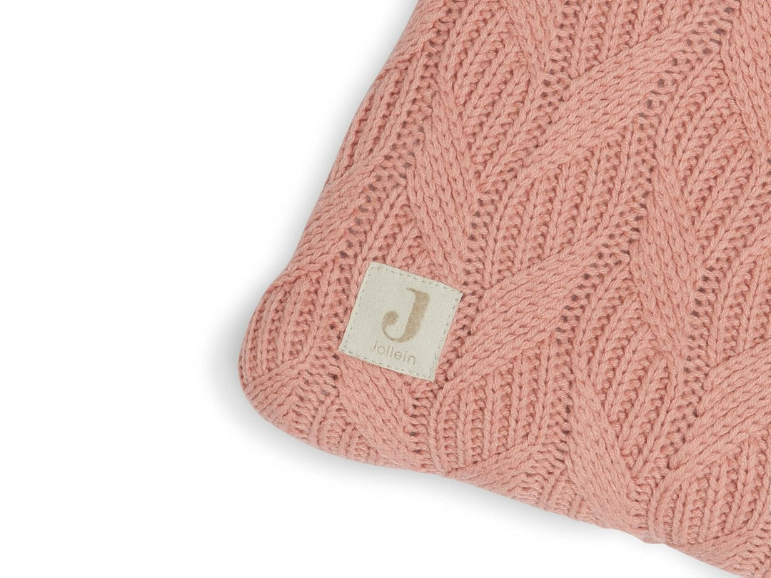 Jollein Laufgittereinlage Spring Knit 80x100 cm - Rosewood