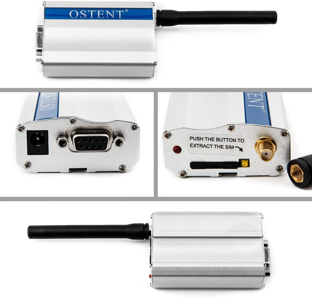 OSTENT GSM Modem mit Wavecom Q2303A Modul COM/RS232/serielle Schnittstelle AT Befehle SMS Sprachanru