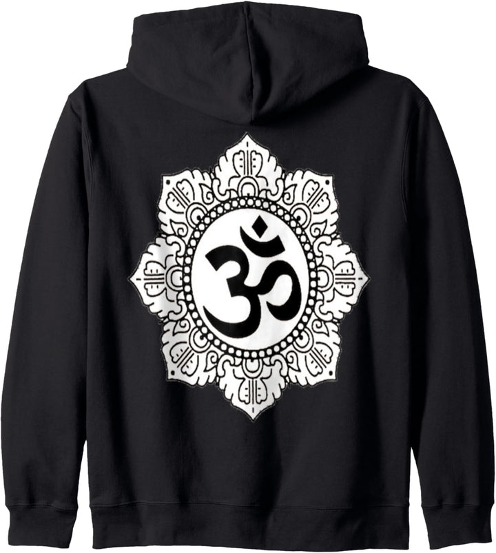 OM T-Shirt Geschenk Yoga spirituelles Mandala Kapuzenjacke
