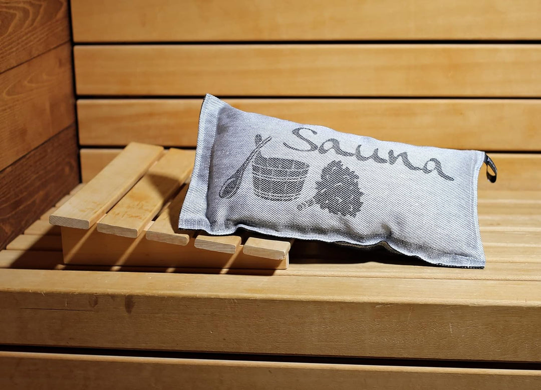 Jokipiin Pellava Jokipiin 1 Saunakissen Lieblings-Reisekissen Design: Sauna Abmessungen: 40 x 22 cm,