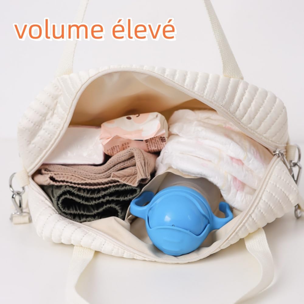 Bestickte Baby Wickeltasche, Universelle tragbare Wickeltaschen für Babys Neugeborene, Elegante Wick